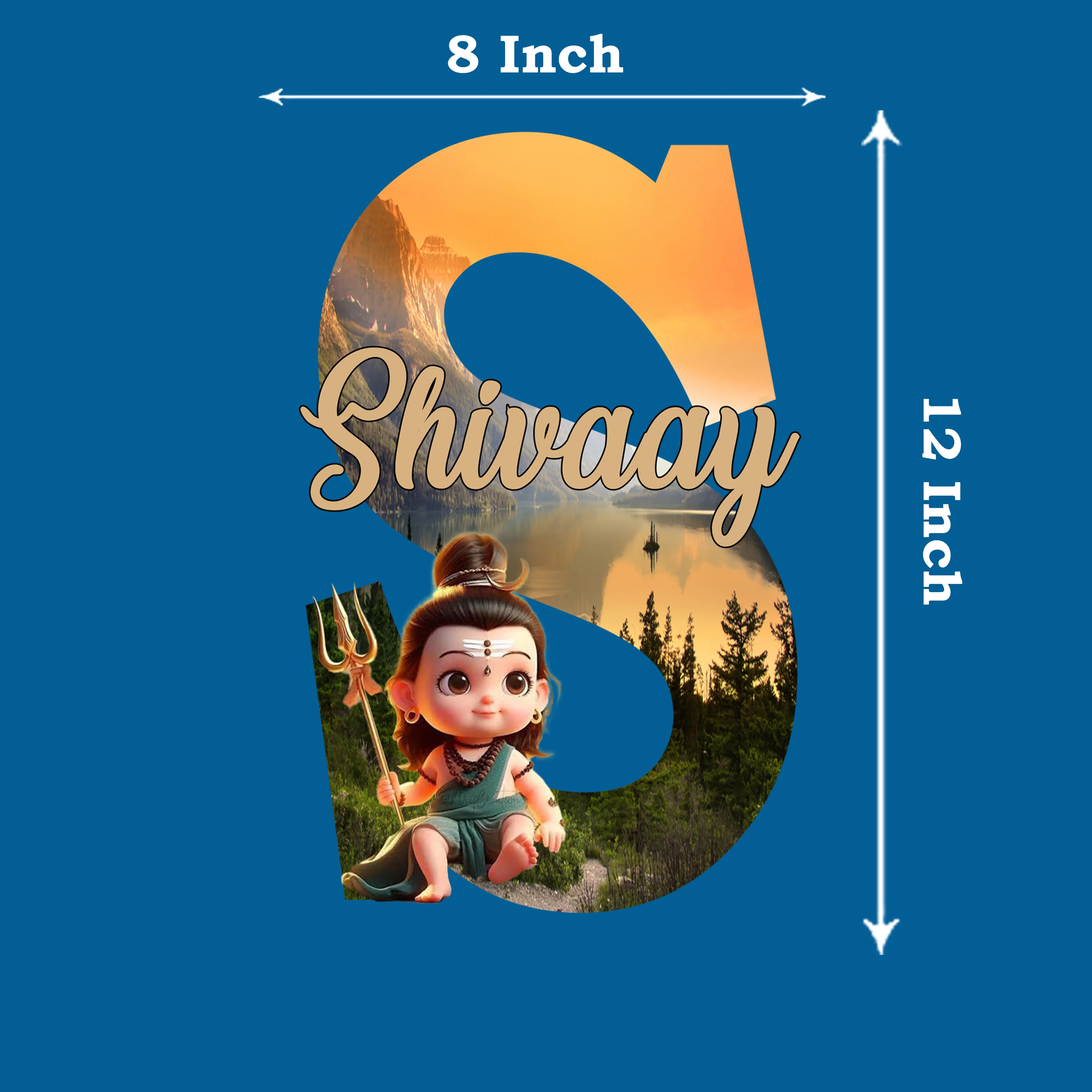 Animated Shiva Theme Name Plate - Image 3