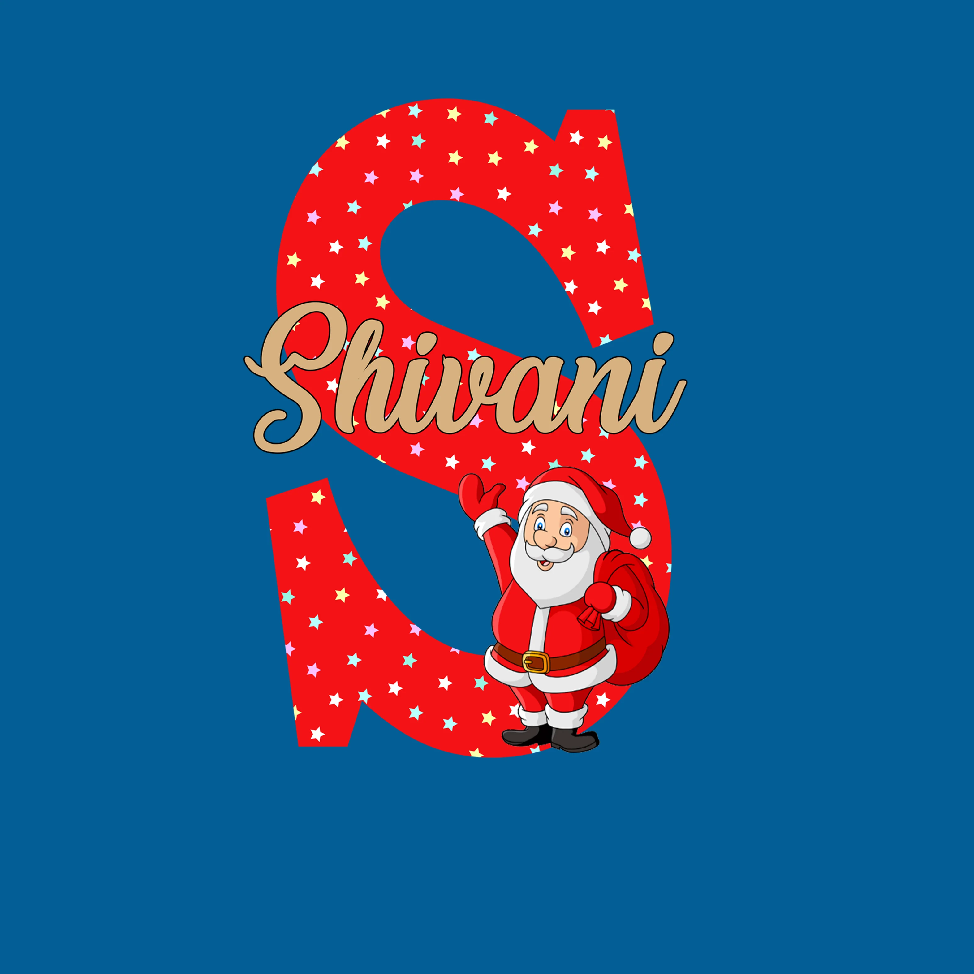 Santa Clause Theme Name Plate - Image 2