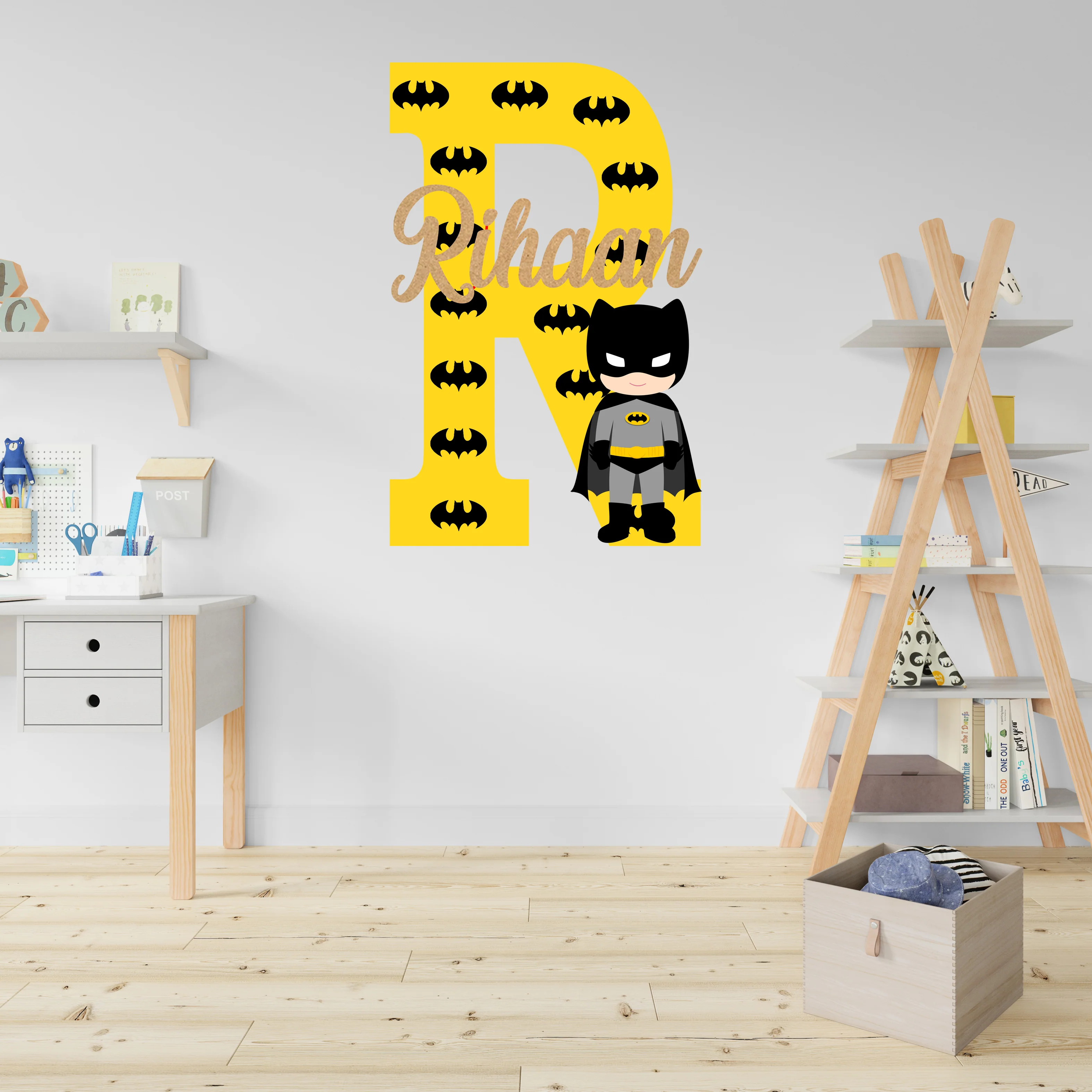 Batman Theme Name Plate