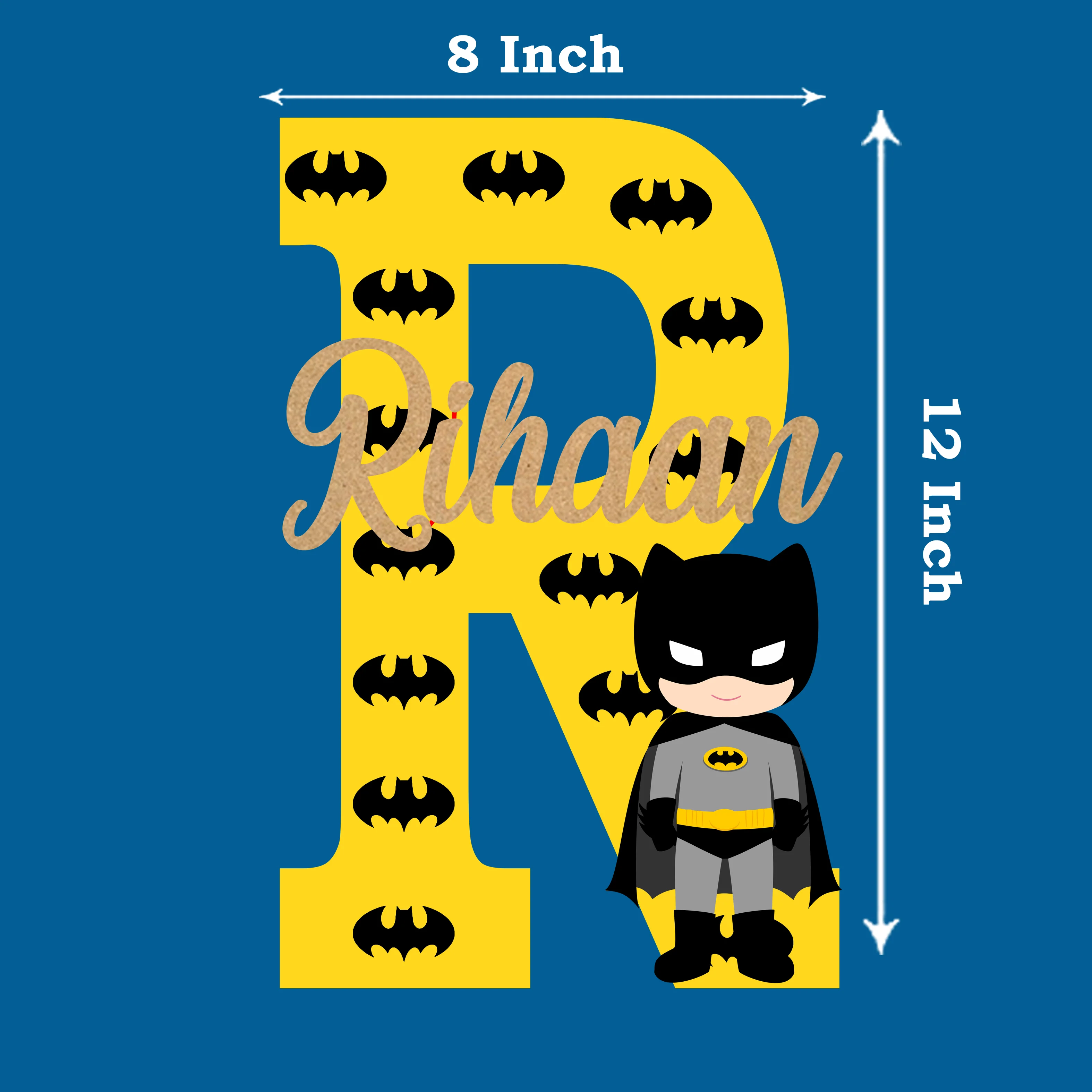 Batman Theme Name Plate - Image 2
