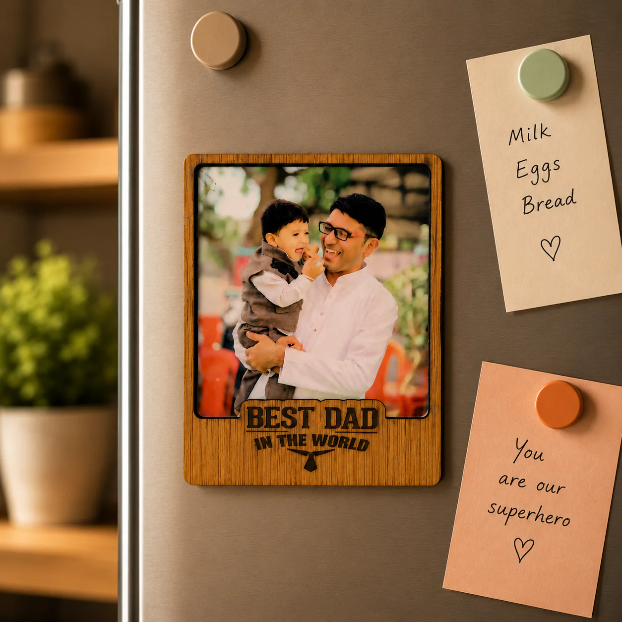 Best Dad in the World Magnet - Image 2