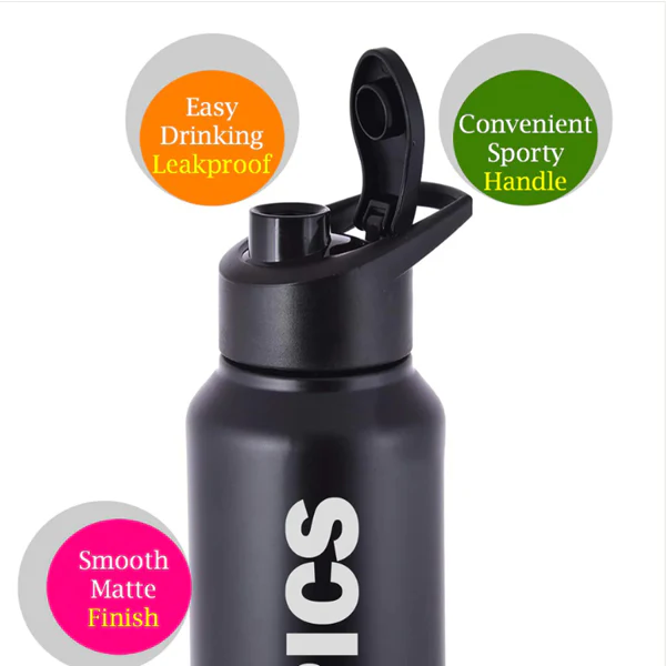 Black Bottle with Engraved Name - Image 2