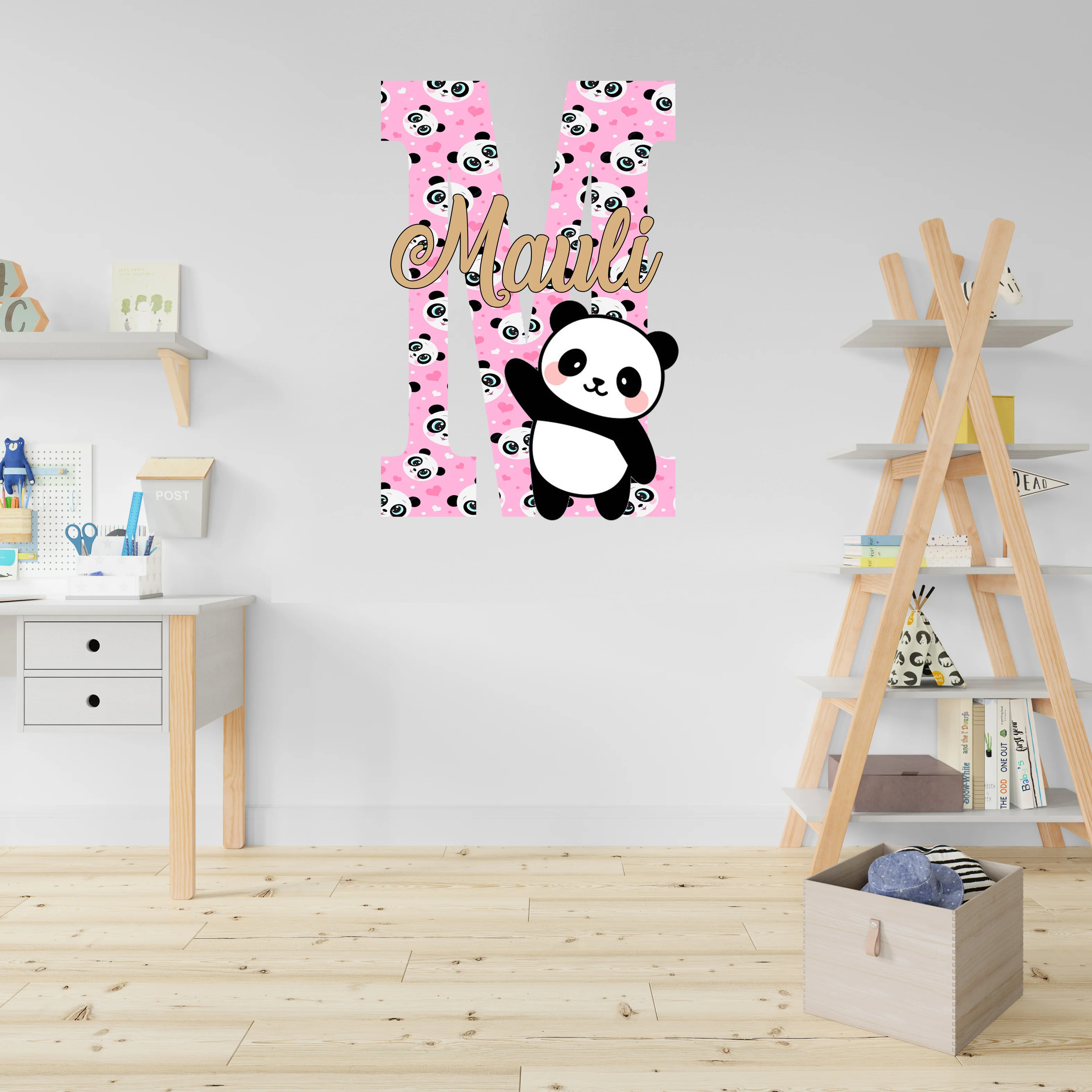 Panda Theme Name Plate