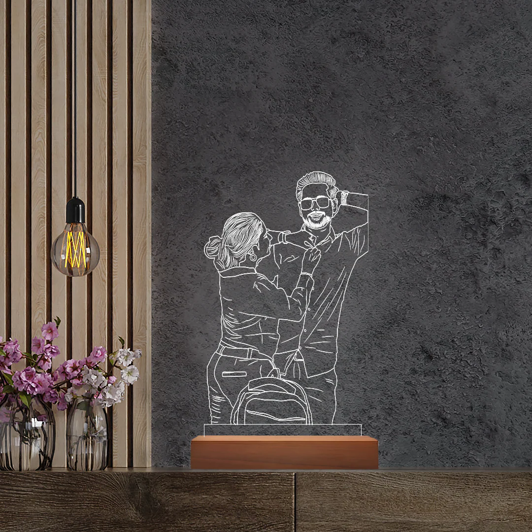3D Customised Photo Illusion Acrylic LED Lamp - Image 4