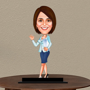 Female Professor Caricature - Image 3