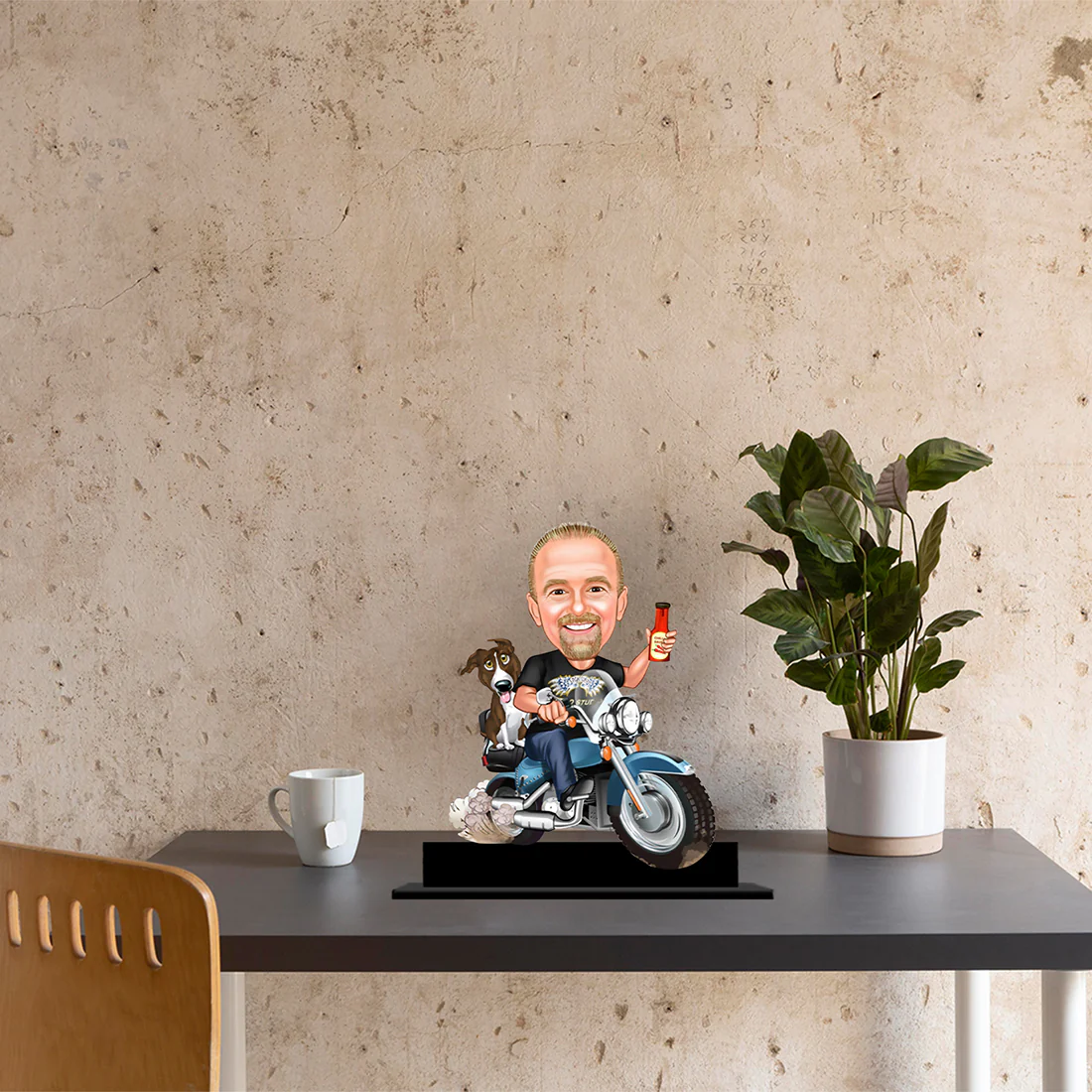 Customized Bike Lover Caricature - Image 3