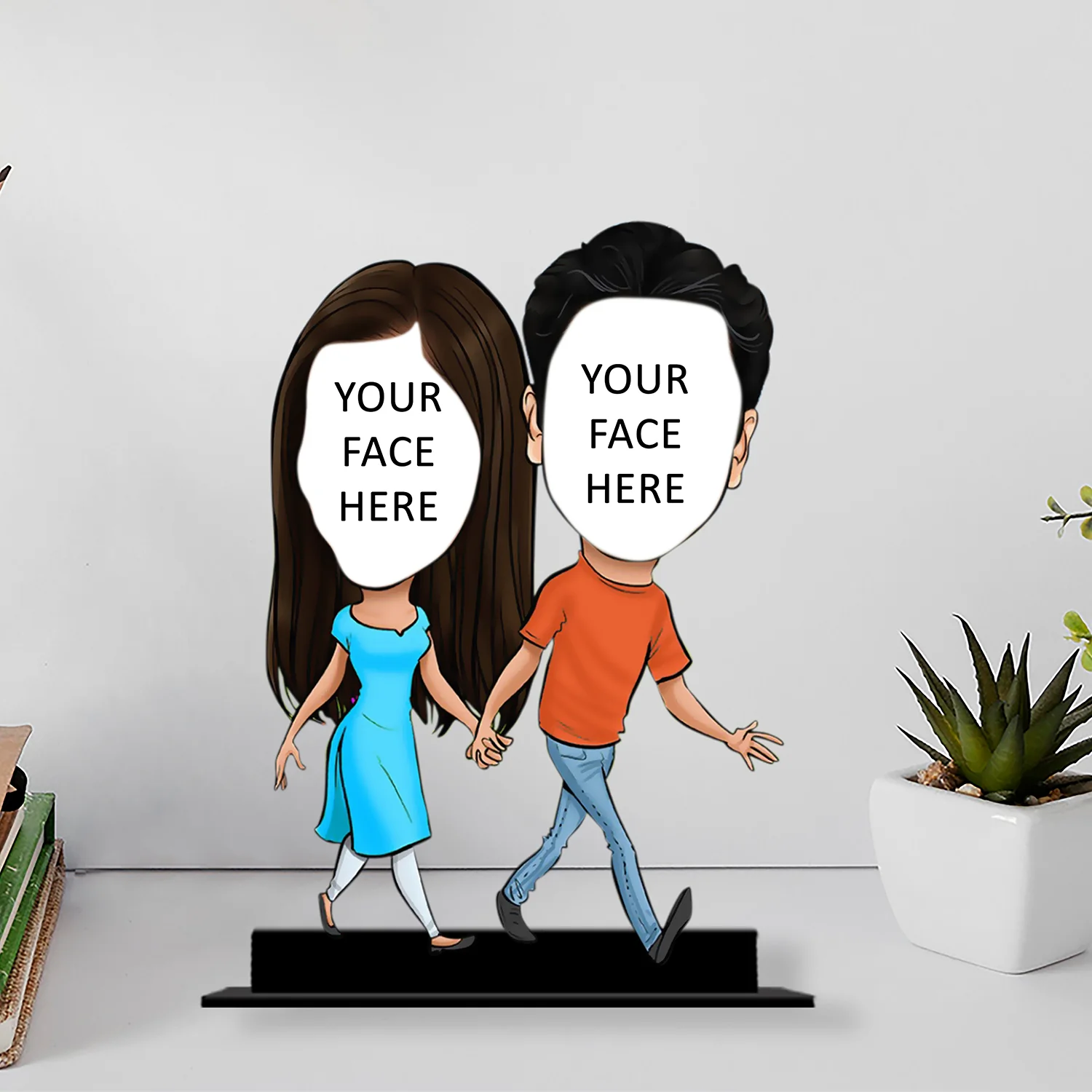 Together Forever Couple Caricature - Image 2