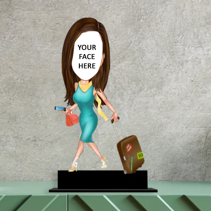 Miss Traveler Caricature - Image 2