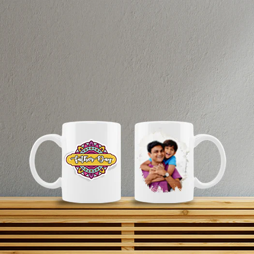 Father's Day Special Mug with message and photo