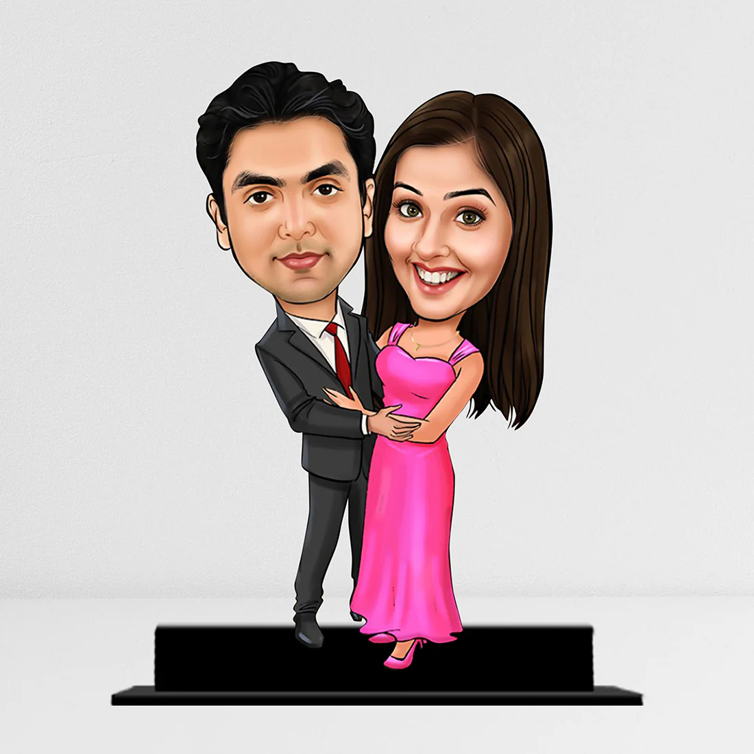 Loving Couple Caricature