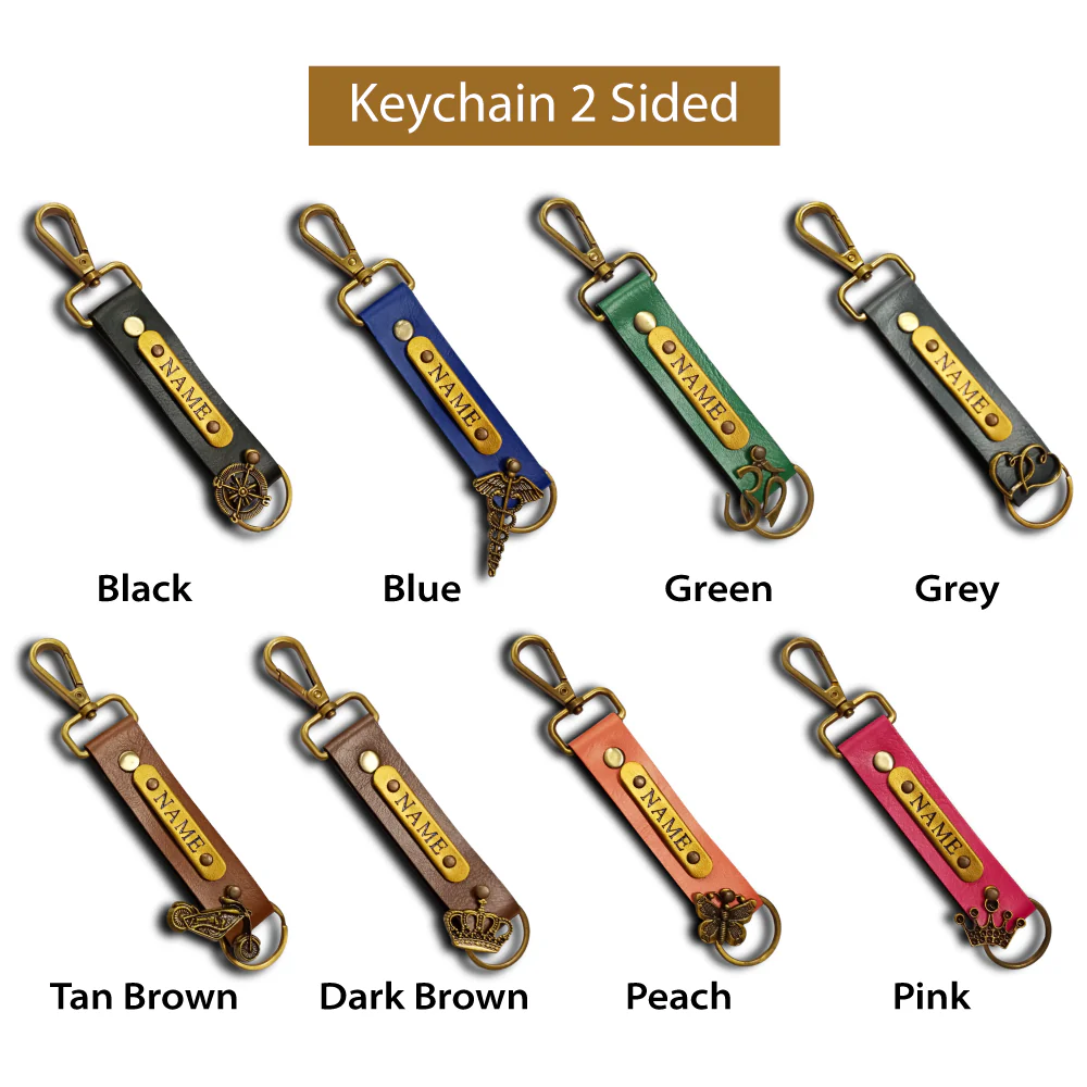 Customised Name PU Keychain - Image 11