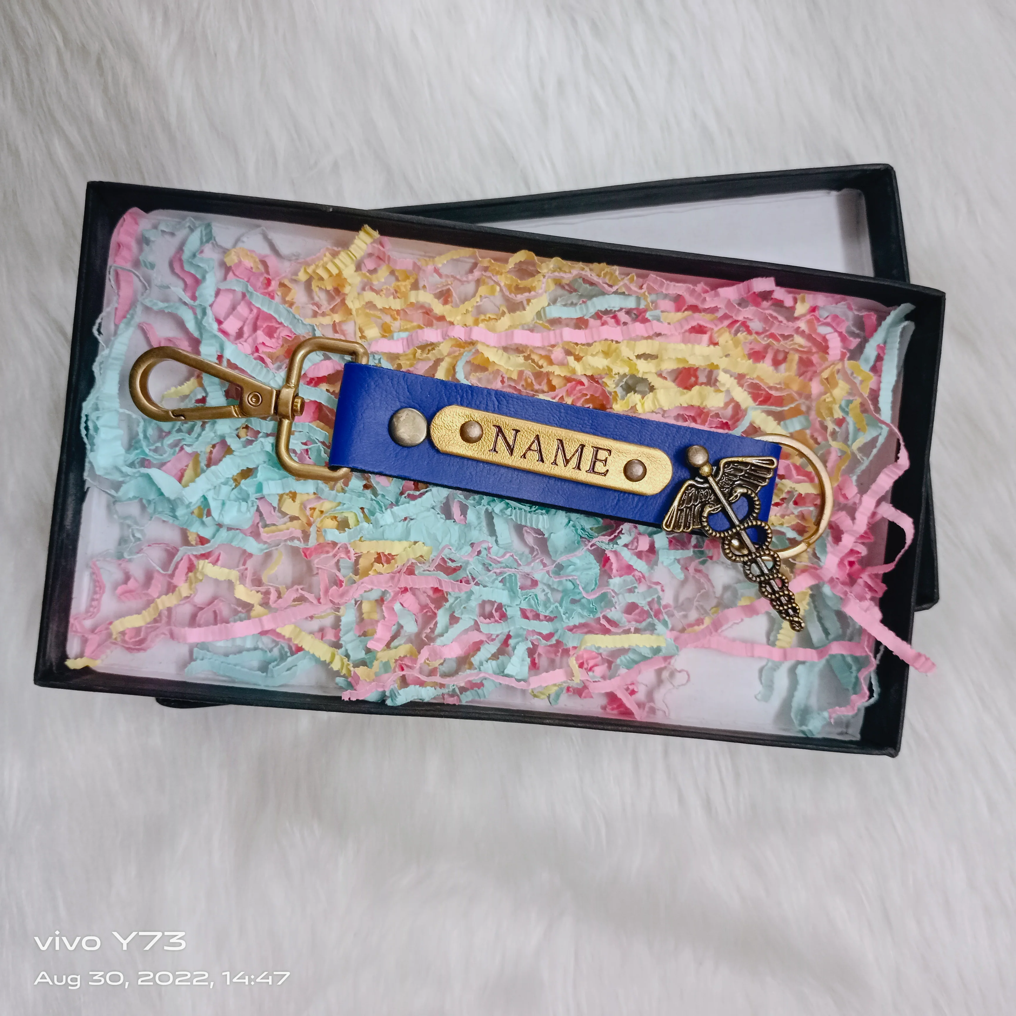 Customised Name PU Keychain - Image 5