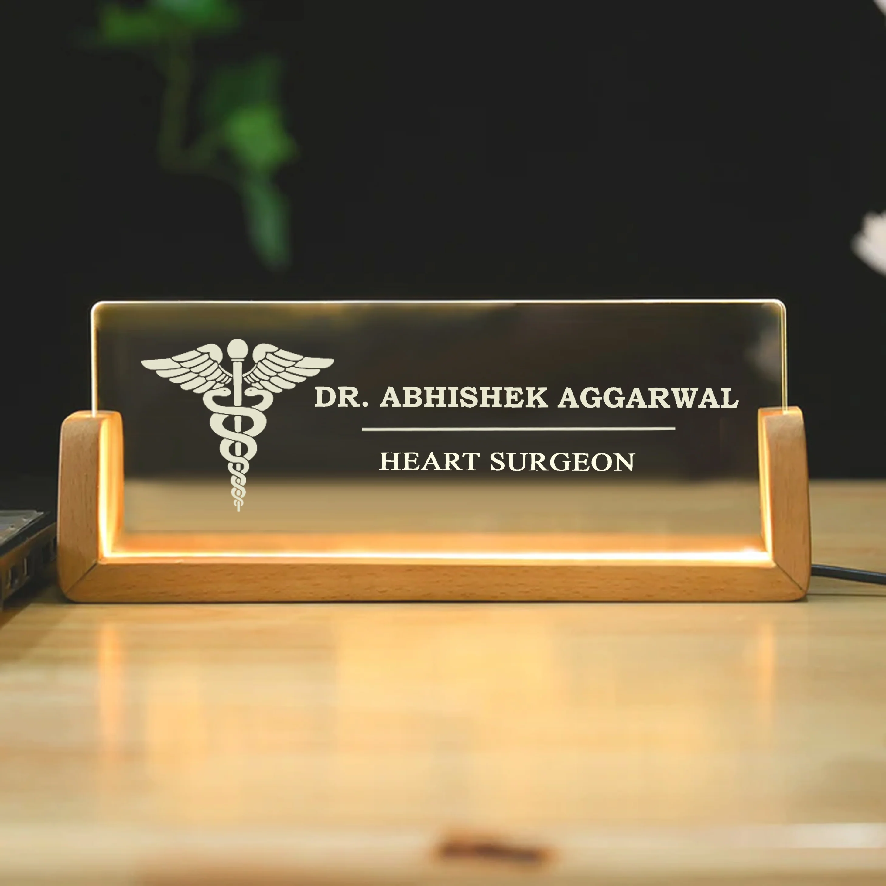 Led Desk Name Plate