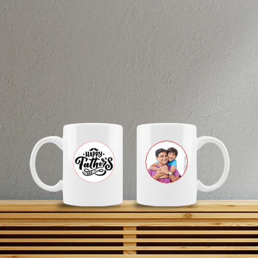 Father's Day Special Mug with message and photo
