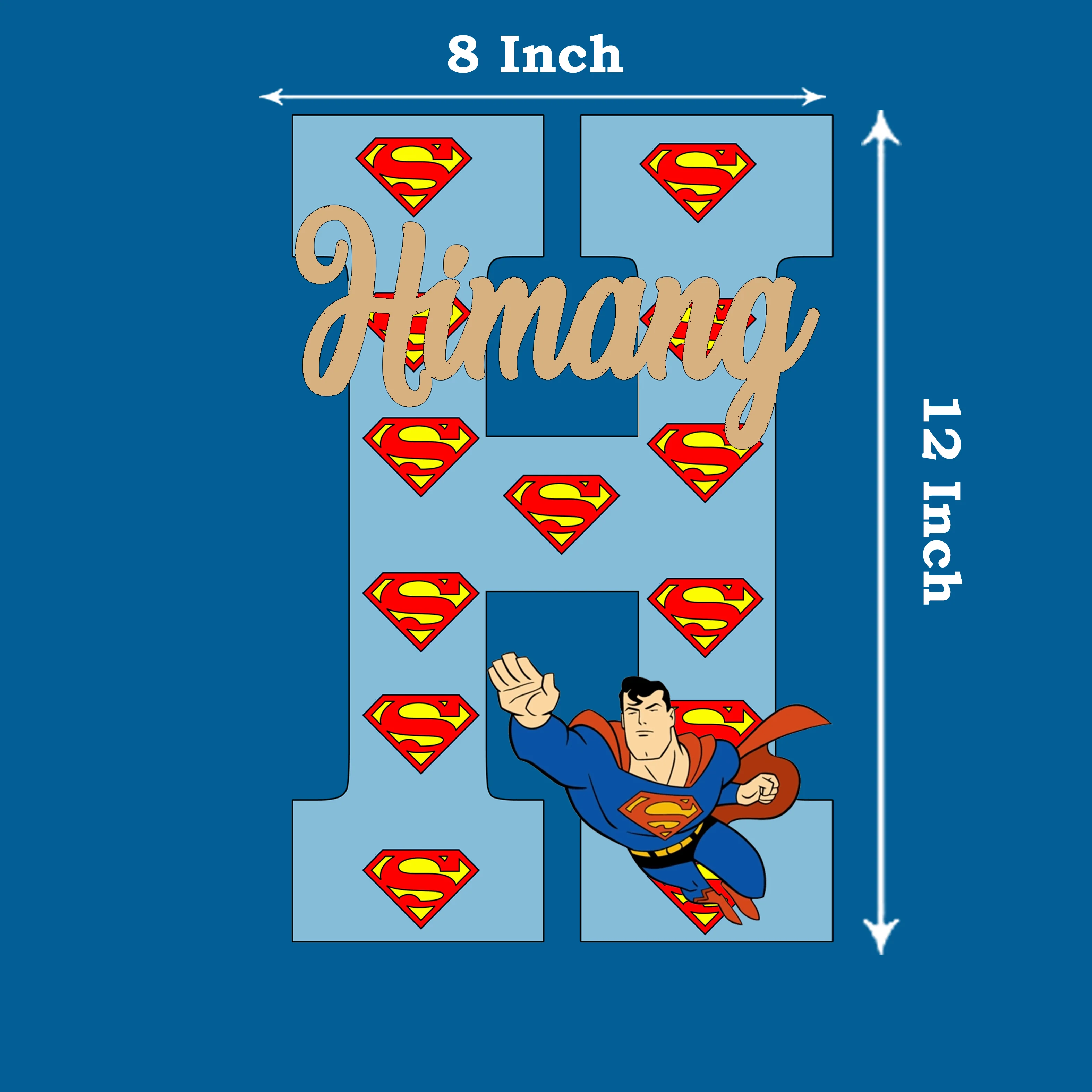 Superman Theme Name Plate - Image 3
