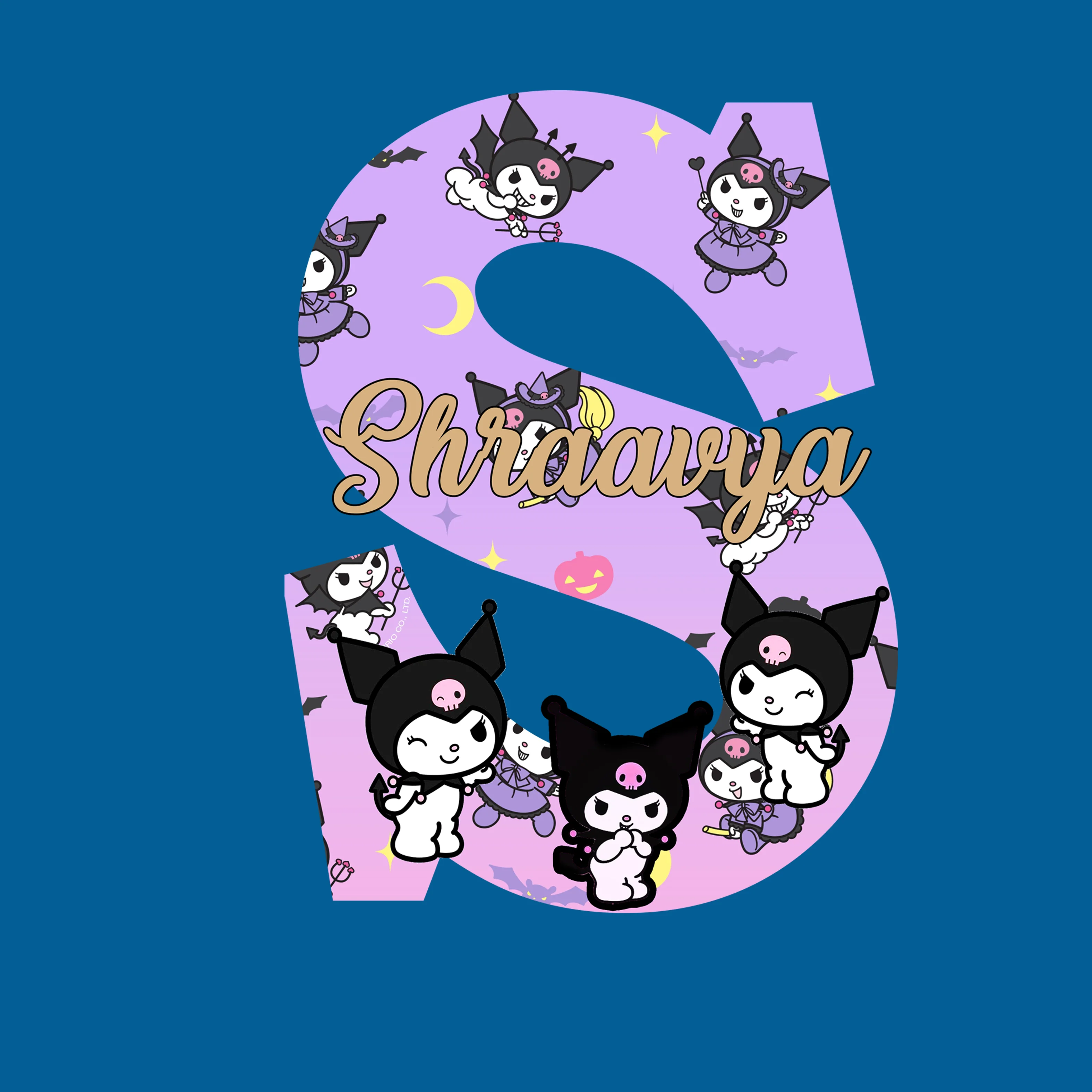 Kuromi Theme Name Plate - Image 2
