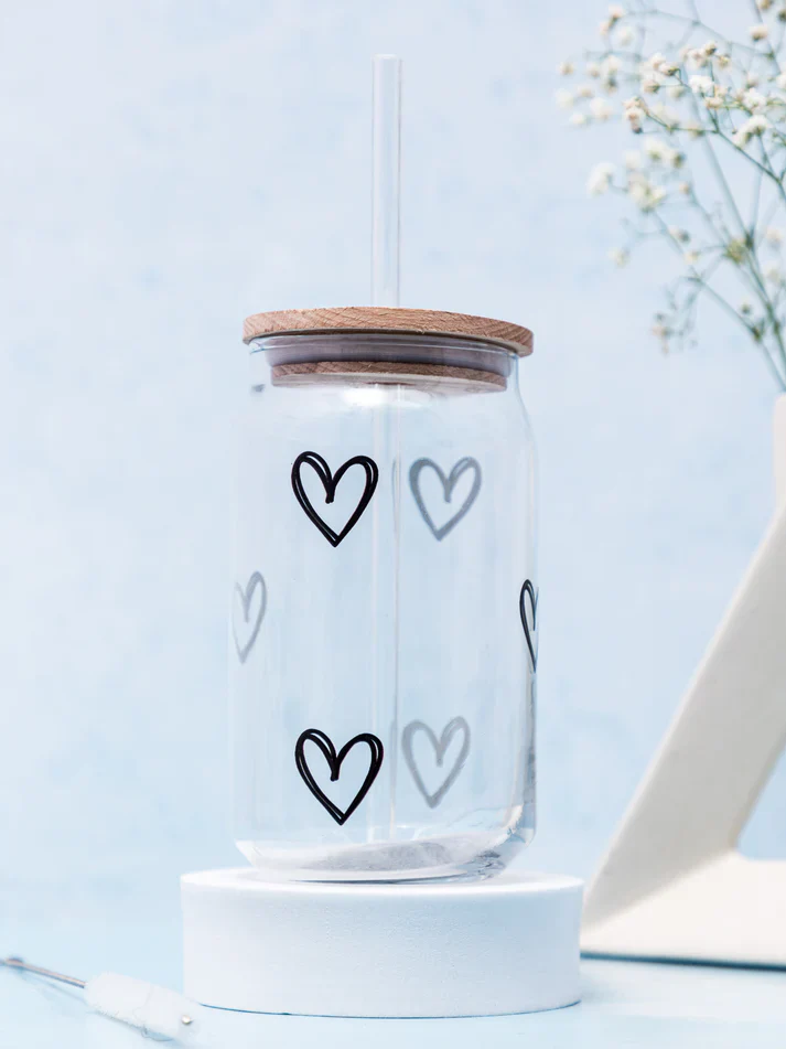 Love is in the air Glass Can