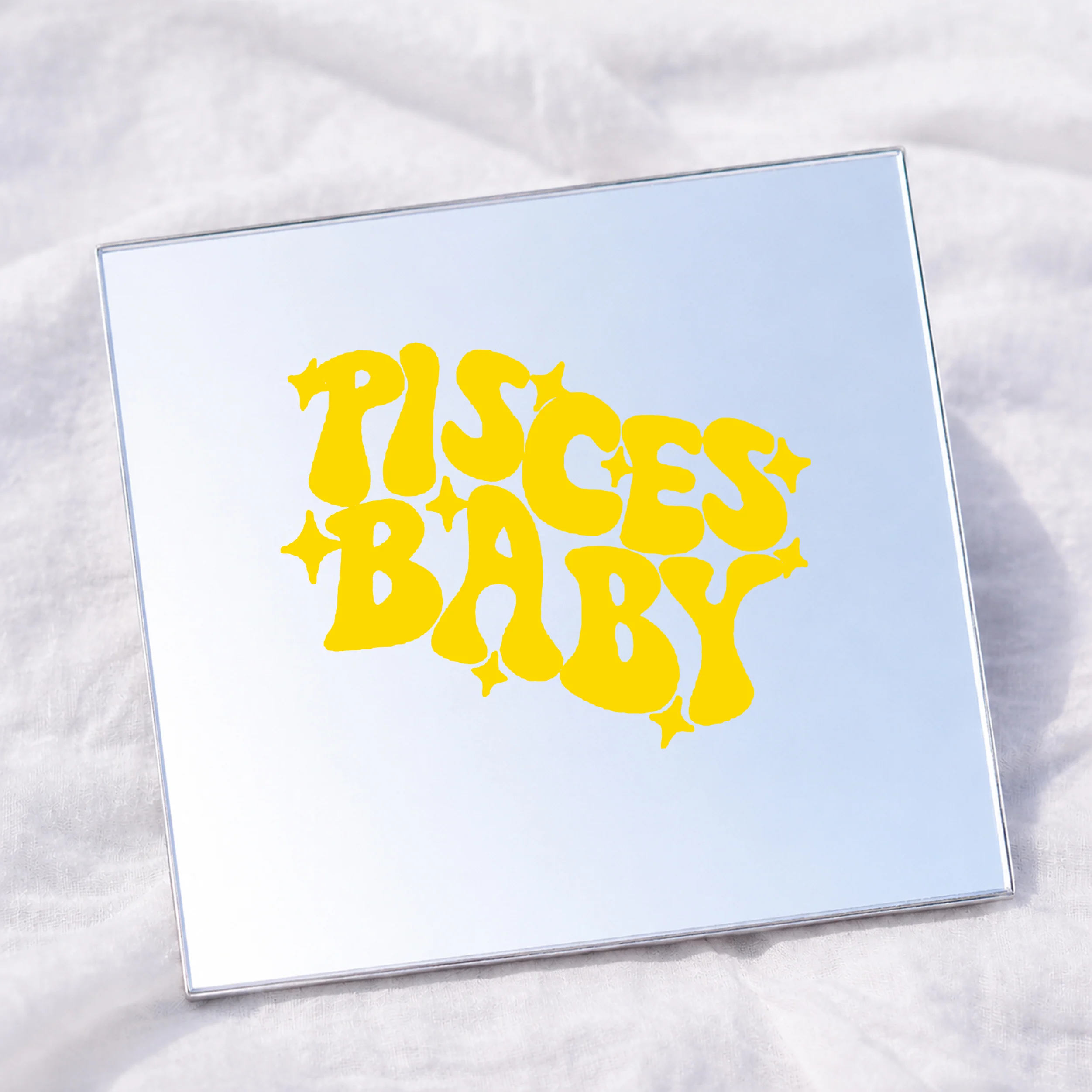 Pisces Baby Square Affirmation Mirror