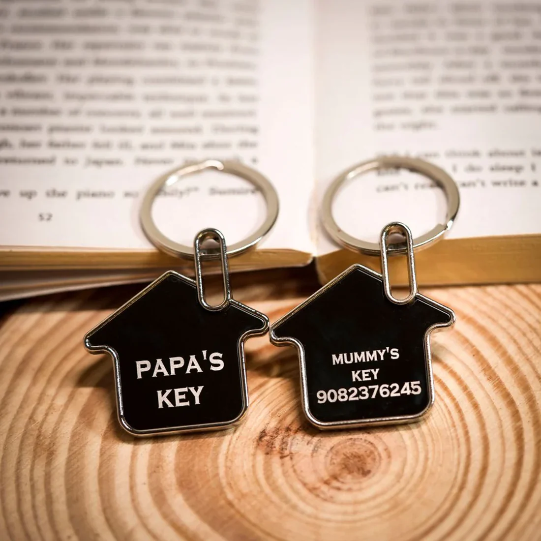 Personalised House Metal Keychain - Image 2