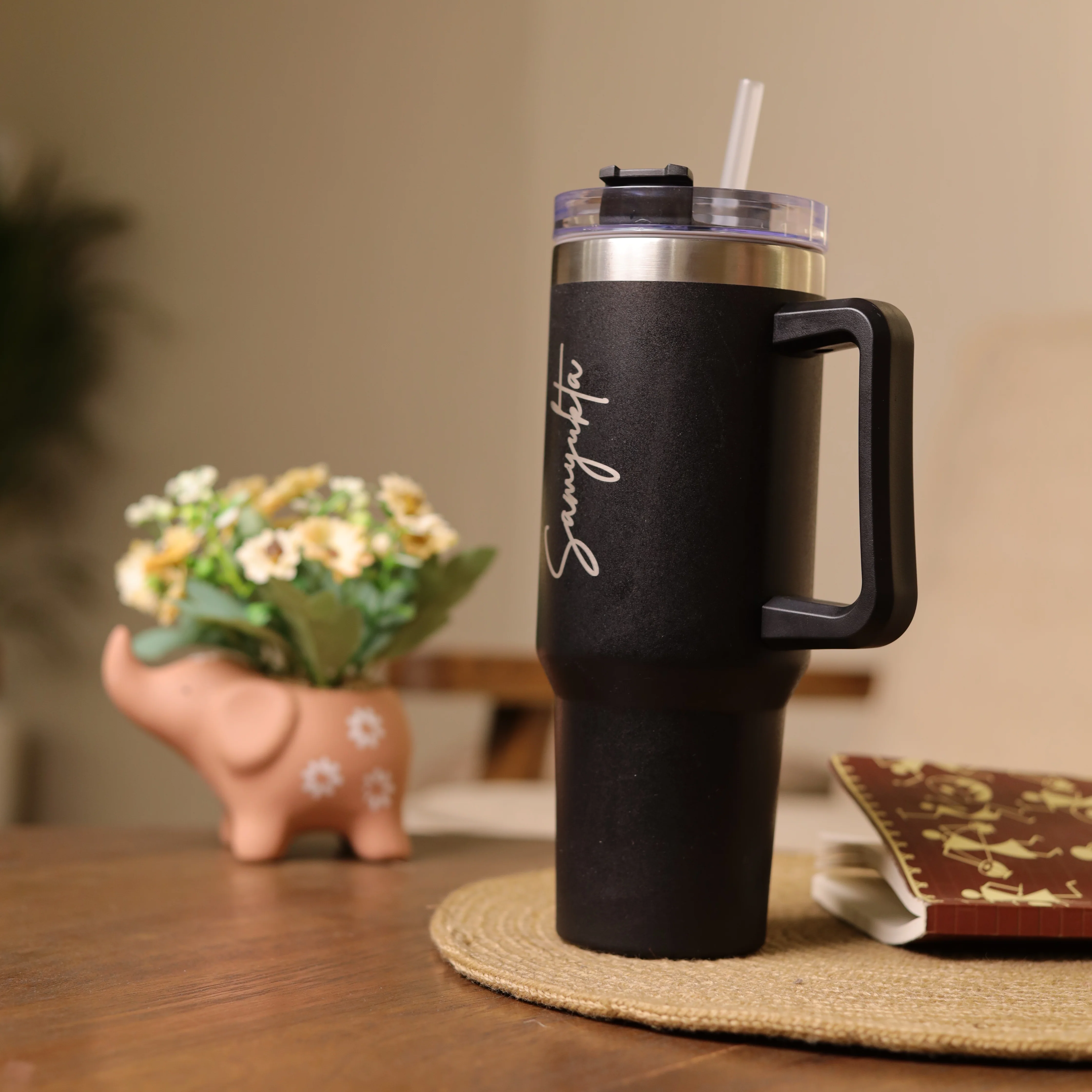Personalized Coffee Tumbler Large Insulated Travel Mug 1200ml WIth name COD NOT AVAILABLE - Image 4