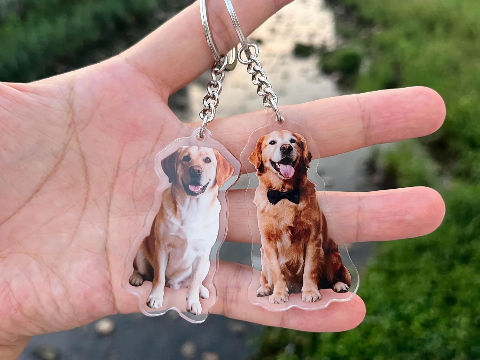 Personalised Pet Photo Acrylic Keychain - Image 4