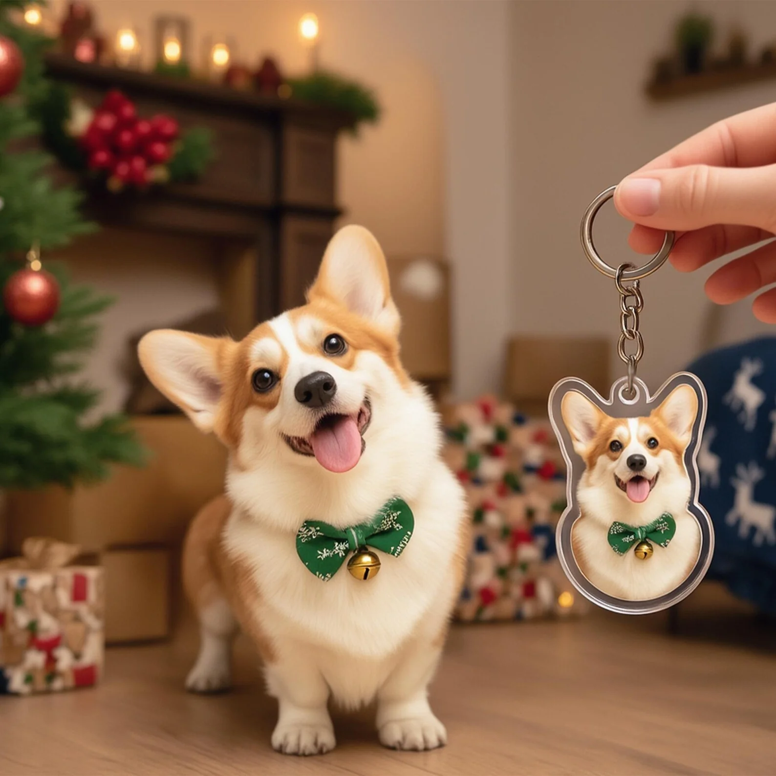 Personalised Pet Photo Acrylic Keychain - Image 5