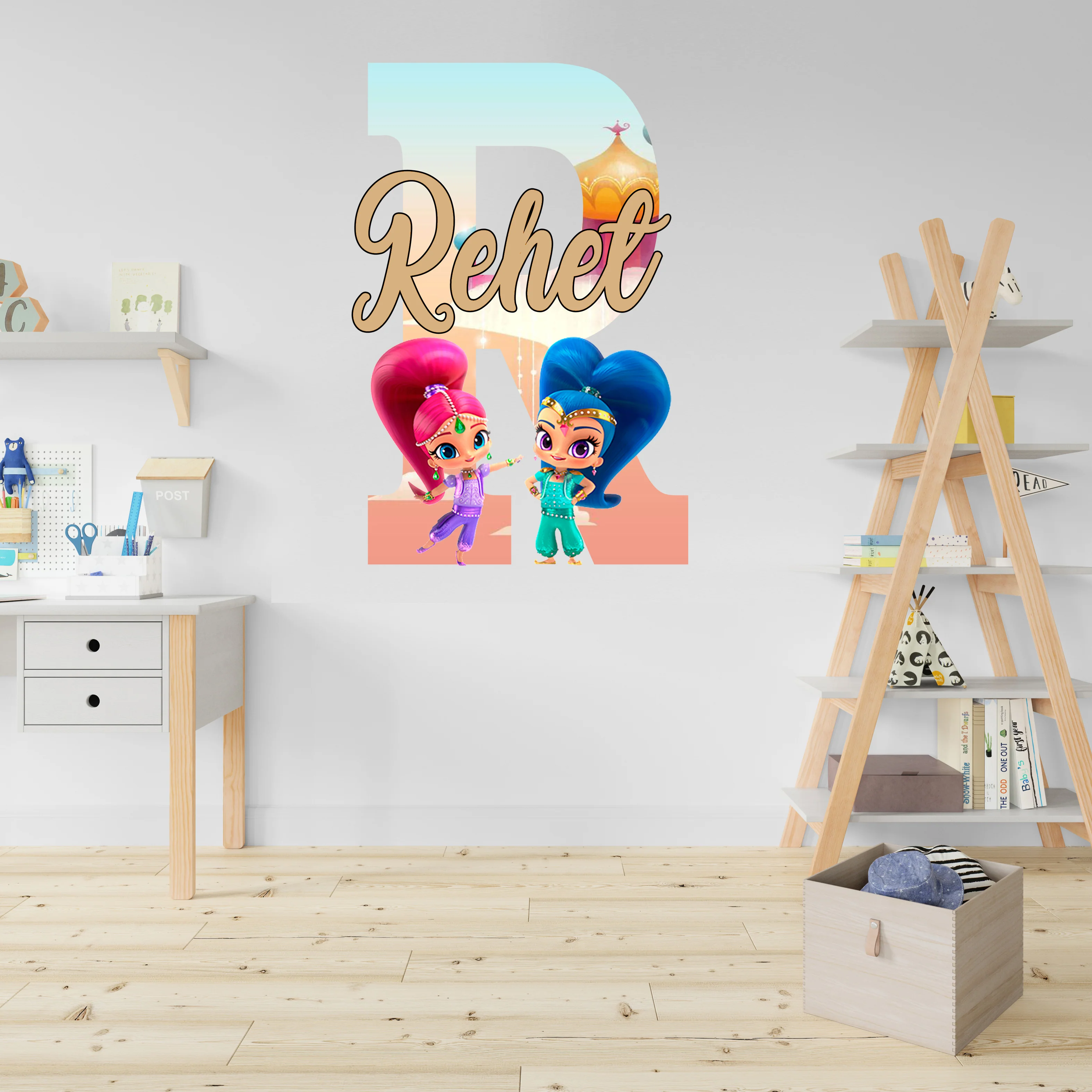 Shimmer and Shine Theme Name Plate